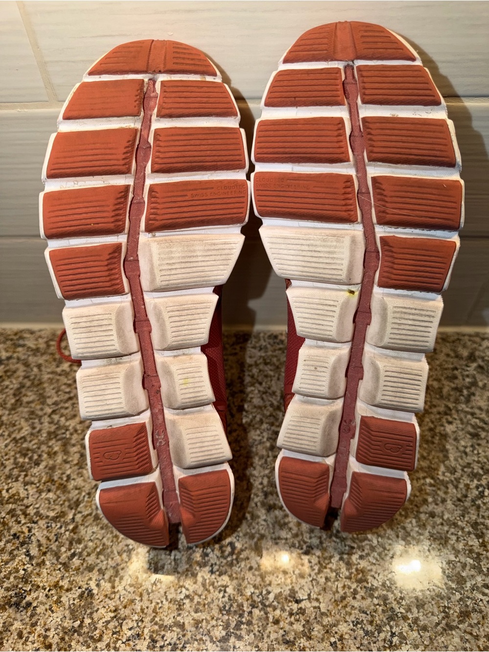 On Running Women's Rust/White Cloudflow Sneakers - Picture 7 of 9